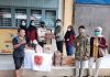 Pengurus Lemah Abang Menyerahkan Bantuan kepada Korban Banjir Pekalongan