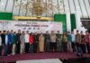 Momen foto bersama Desk Pemilu dan Penandatanganan Deklarasi Pemilu 2024 Aman dan Damai