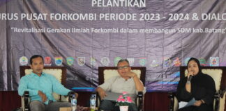 Batang, Forkombi (28/10). Dialog Publik bertajuk Hari Sumpah Pemuda pada hari Sabtu siang di Pendopo Kab. Batang digelar usai dilantiknya Pengurus Pusat Forkombi Periode 2023-2024.